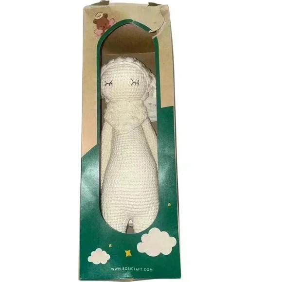 Handmade Crochet Hand Knit Crocheted Poppy the Softie Sheep by Bobi Craft - Picture 5 of 6
